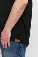 clásico SOLID SDTrip BT hombre polo con tapeta de 3 botones camiseta polo 21300885-ME-799000 Negro