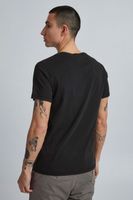 classic BLEND BHBenedikt men's T-shirt with crew neck shirt 20714408ME-194007 Black