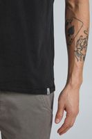 classic BLEND BHBenedikt men's T-shirt with crew neck shirt 20714408ME-194007 Black