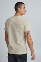 classic BLEND BHBenedikt men's T-shirt with crew neck shirt 20714408ME-141107 Grey