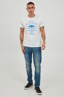 classic BLEND BHAdam men's T-shirt with crew neck shirt 20714404ME-110602 White