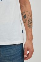 classic BLEND BHAdam men's T-shirt with crew neck shirt 20714404ME-110602 White