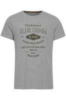 clásica BLEND BHAdam hombre camiseta con cuello redondo camiseta hombre 20714404ME-200274 Gris