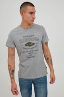 clásica BLEND BHAdam hombre camiseta con cuello redondo camiseta hombre 20714404ME-200274 Gris