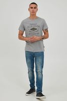 clásica BLEND BHAdam hombre camiseta con cuello redondo camiseta hombre 20714404ME-200274 Gris