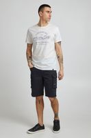 classique BLEND BHAmatus homme T-shirt avec col rond T-shirt homme 20714728ME-110602 Blanc