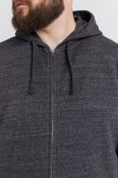 classique BLEND BT Velno homme veste à capuche avec fermeture zippée veste sweat 20714928ME-194007 Noir