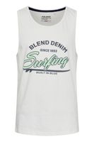 classico BLEND BDLingo uomo canotta con girocollo maglia senza maniche 20714921ME-110602 Bianco
