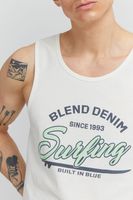 classico BLEND BDLingo uomo canotta con girocollo maglia senza maniche 20714921ME-110602 Bianco