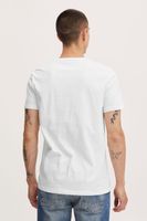klassisches BLEND Herren T-Shirt mit Rundhals Shirt 20714250-110602 Weiß