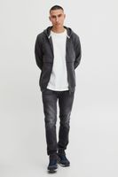 klassische 11 PROJECT PRAnnir Herren Sweatjacke mit Reißverschluss Jacke 20715241ME-193910 Grau
