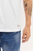 classic BLEND men's T-shirt with crew neck shirt 20714914-110602 White