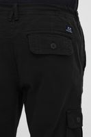 classico FQ1924 FQHarris uomo pantaloni cargo con bottone e zip pantaloni casual 21900476-ME-193911 Nero