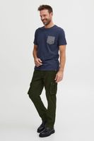 classico FQ1924 FQHarris uomo pantaloni cargo con bottone e zip pantaloni casual 21900476-ME-190413 Verde