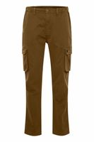 classico FQ1924 FQHarris uomo pantaloni cargo con bottone e zip pantaloni casual 21900476-ME-180920 Marrone