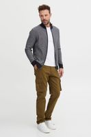 classico FQ1924 FQHarris uomo pantaloni cargo con bottone e zip pantaloni casual 21900476-ME-180920 Marrone
