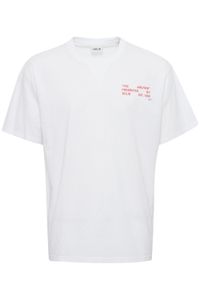 classique SOLID SDElam homme T-shirt avec col rond T-shirt homme 21107521-110601 Blanc