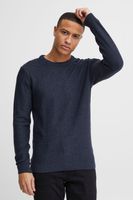 klassischer 11 PROJECT PRTill Fine Herren Feinstrickpullover mit Rundhals Strickpullover 21301004-ME-1940101 Blau
