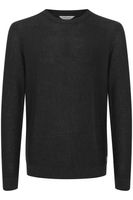 klassischer 11 PROJECT PRTill Fine Herren Feinstrickpullover mit Rundhals Strickpullover 21301004-ME-194008 Schwarz