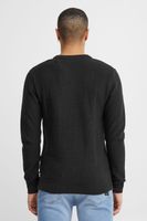 klassischer 11 PROJECT PRTill Fine Herren Feinstrickpullover mit Rundhals Strickpullover 21301004-ME-194008 Schwarz