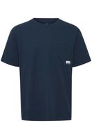 klassisches 11 PROJECT PREmil SS Herren T-Shirt mit Rundhals Shirt 21300995-ME-194010 Blau