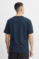 klassisches 11 PROJECT PREmil SS Herren T-Shirt mit Rundhals Shirt 21300995-ME-194010 Blau