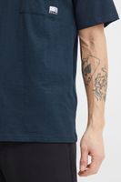 klassisches 11 PROJECT PREmil SS Herren T-Shirt mit Rundhals Shirt 21300995-ME-194010 Blau
