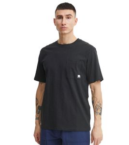 klassisches 11 PROJECT PREmil SS Herren T-Shirt mit Rundhals Shirt 21300995-ME-194008 Schwarz