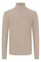 klassischer 11 PROJECT PRTillmann Fine Herren Troyer mit Stehkragen Pullover 21301005-ME-1513041 Beige