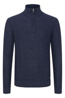 klassischer 11 PROJECT PRTillmann Fine Herren Troyer mit Stehkragen Pullover 21301005-ME-1940101 Blau