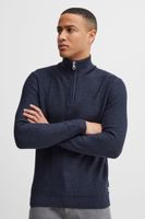 klassischer 11 PROJECT PRTillmann Fine Herren Troyer mit Stehkragen Pullover 21301005-ME-1940101 Blau