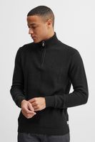 klassischer 11 PROJECT PRTillmann Fine Herren Troyer mit Stehkragen Pullover 21301005-ME-194008 Schwarz