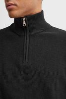 klassischer 11 PROJECT PRTillmann Fine Herren Troyer mit Stehkragen Pullover 21301005-ME-194008 Schwarz