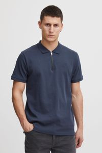 klassisches SOLID SDZakir Herren Poloshirt mit Reißverschluss Shirt 21301022-ME-194010 Blau