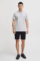 classique SOLID SDZakir homme polo avec fermeture zippée polo homme 21301022-ME-1541011 Gris