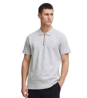 classic SOLID SDZakir men's polo shirt with zipper shirt 21301022-ME-1541011 Grey