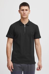 clásico SOLID SDZakir hombre polo con cremallera camiseta polo 21301022-ME-194008 Negro