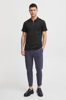 clásico SOLID SDZakir hombre polo con cremallera camiseta polo 21301022-ME-194008 Negro