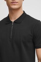 clásico SOLID SDZakir hombre polo con cremallera camiseta polo 21301022-ME-194008 Negro