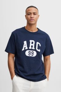 classica SOLID SDFinlee uomo T-shirt con girocollo T-shirt uomo 21107749-194010 Blu