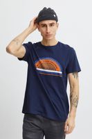 klassisches BLEND Herren T-Shirt mit Rundhals Shirt 20715022-194024 Blau