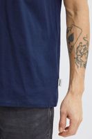 klassisches BLEND Herren T-Shirt mit Rundhals Shirt 20715022-194024 Blau
