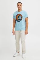 classic BLEND men's T-shirt with crew neck shirt 20715043-144210 Blue
