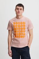 classic CASUAL FRIDAY CFThor men's T-shirt with crew neck shirt 20504716-141506 Pink