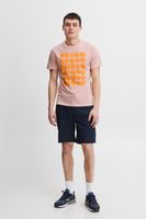 classic CASUAL FRIDAY CFThor men's T-shirt with crew neck shirt 20504716-141506 Pink