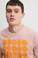 classic CASUAL FRIDAY CFThor men's T-shirt with crew neck shirt 20504716-141506 Pink