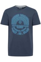 classique BLEND homme T-shirt avec col rond T-shirt homme 20715675-194024 Bleu