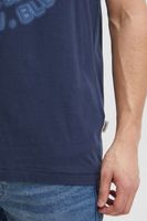 classique BLEND homme T-shirt avec col rond T-shirt homme 20715675-194024 Bleu