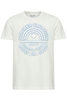 classic BLEND men's T-shirt with crew neck shirt 20715675-110602 White