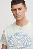 classic BLEND men's T-shirt with crew neck shirt 20715675-110602 White